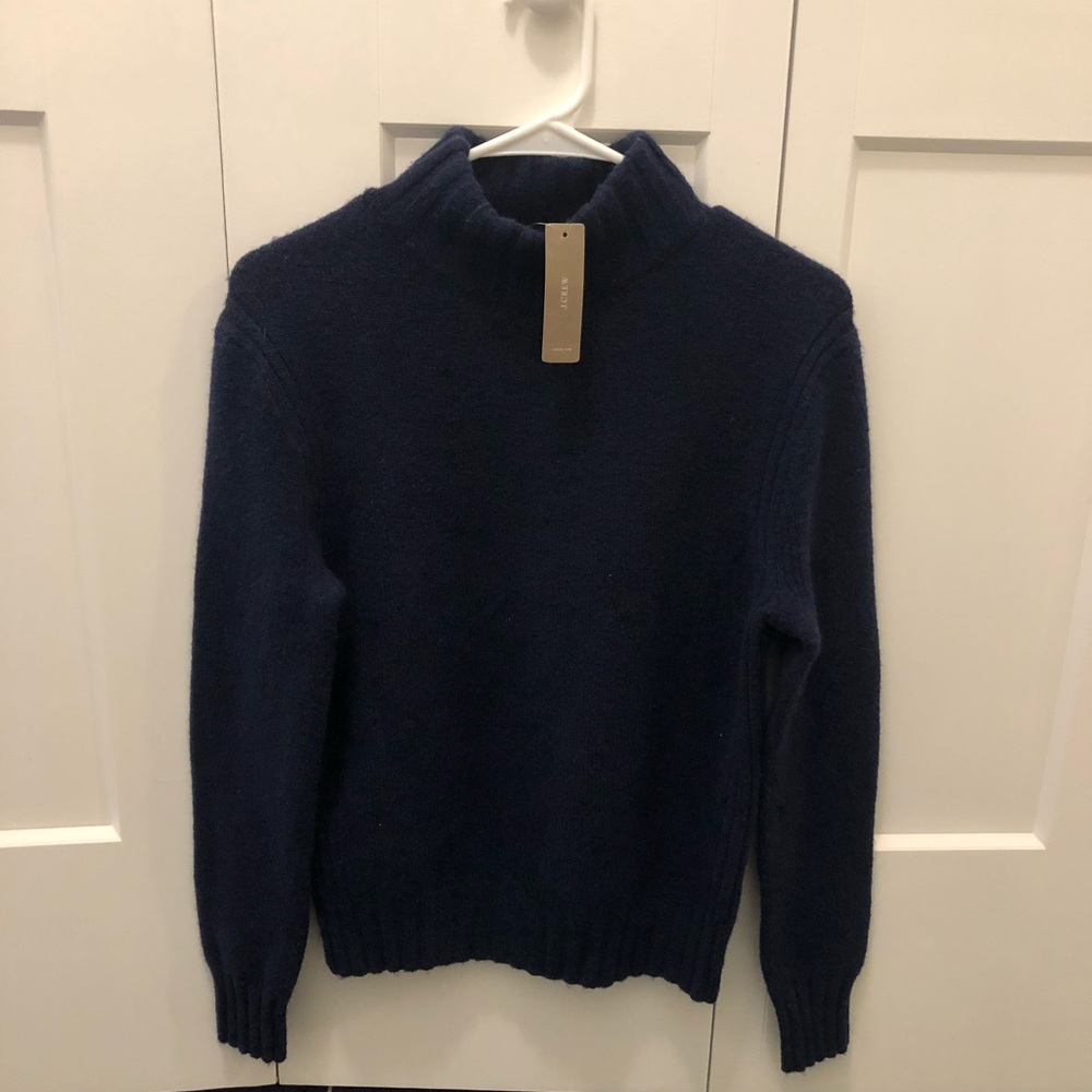 J Crew mockneck sweater in supersoft yarn